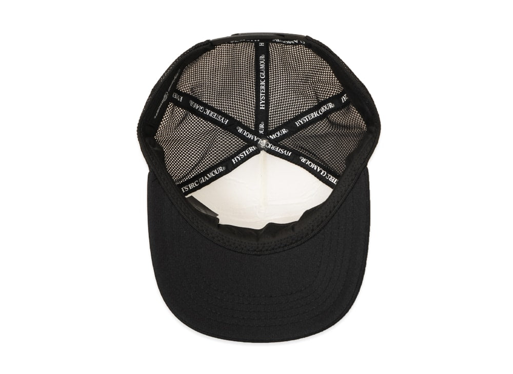 HYSTERIC GLAMOUR ヒステリックグラマー 【本物保証】 cap ストリート系 ユニセックス ヒステリックグラマー ヒプノタイズドロゴ ラインストーン メッシュ キャップ "ピンク"