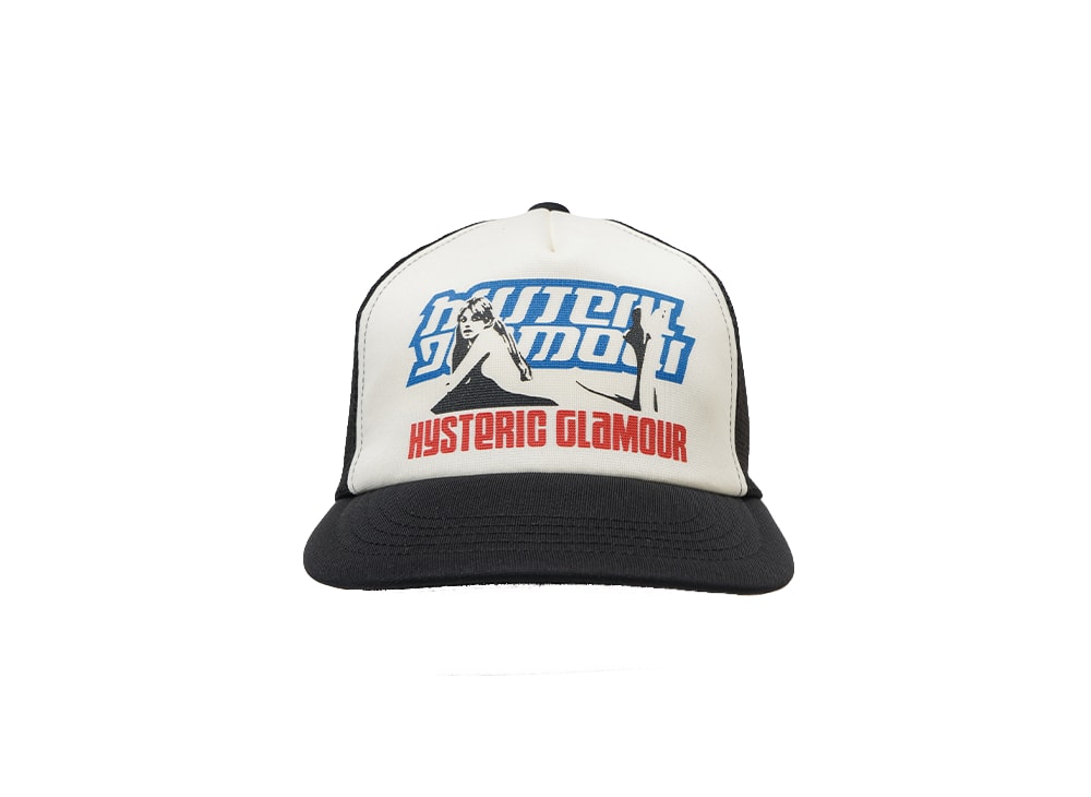 HYSTERIC GLAMOUR ヒステリックグラマー 【本物保証】 cap ストリート系 ユニセックス ヒステリックグラマー ヒステリックボックス メッシュキャップ "ブラック"
