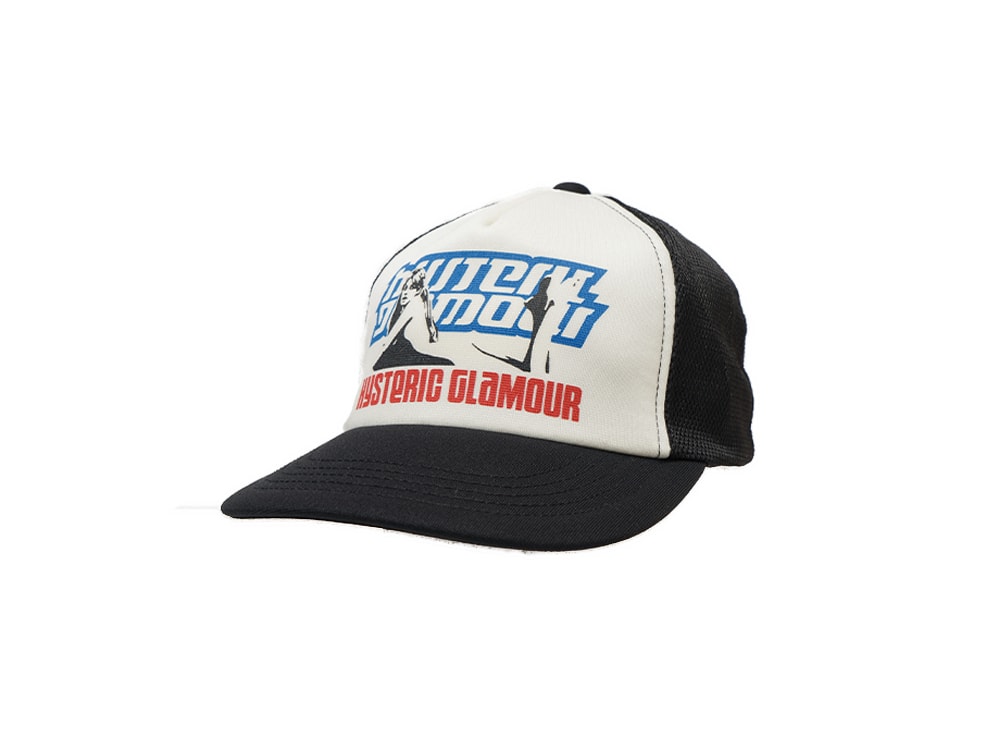 HYSTERIC GLAMOUR ヒステリックグラマー 【本物保証】 cap ストリート系 ユニセックス ヒステリックグラマー ヒステリックボックス メッシュキャップ "ブラック"