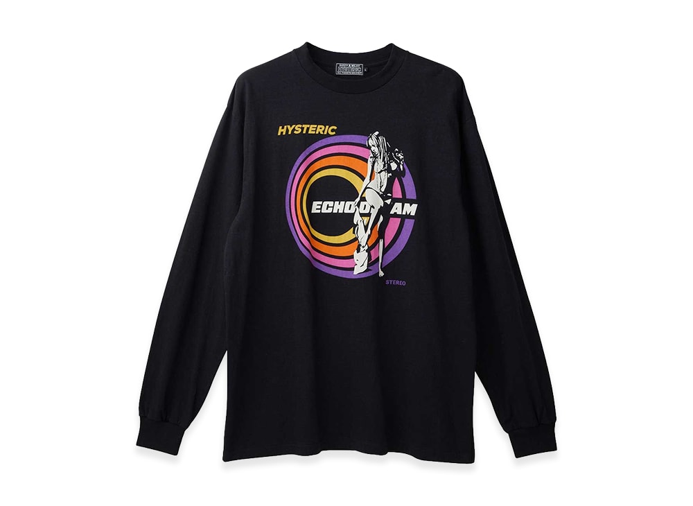 HYSTERIC GLAMOUR ヒステリックグラマー 【本物保証】 Tシャツ ストリート系 ユニセックス ヒステリックグラマー エコードリーム Tシャツ "ブラック"