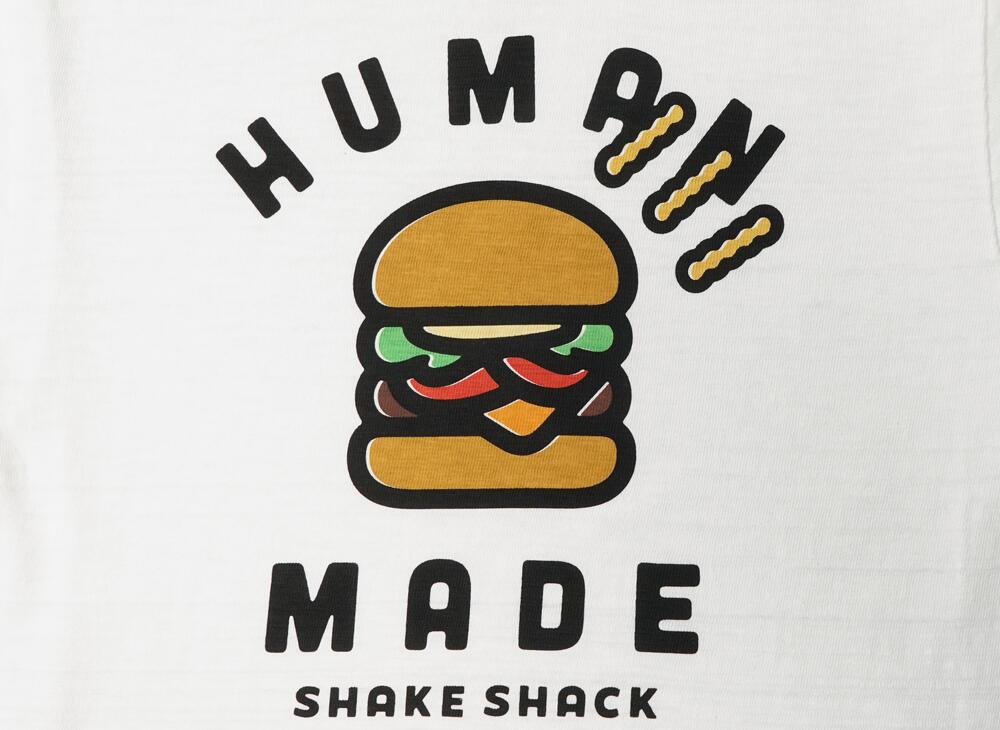 HUMAN MADE ヒューマンメイド 【本物保証】 Tシャツ ストリート系 ユニセックス ヒューマンメイド x シェイクシャック Tシャツ "ブラック"