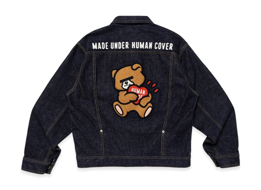 HUMAN MADE ヒューマンメイド 【本物保証】 jacket ストリート系 ユニセックス ヒューマンメイド x アンダーカバー デニム ジャケット "インディゴ"