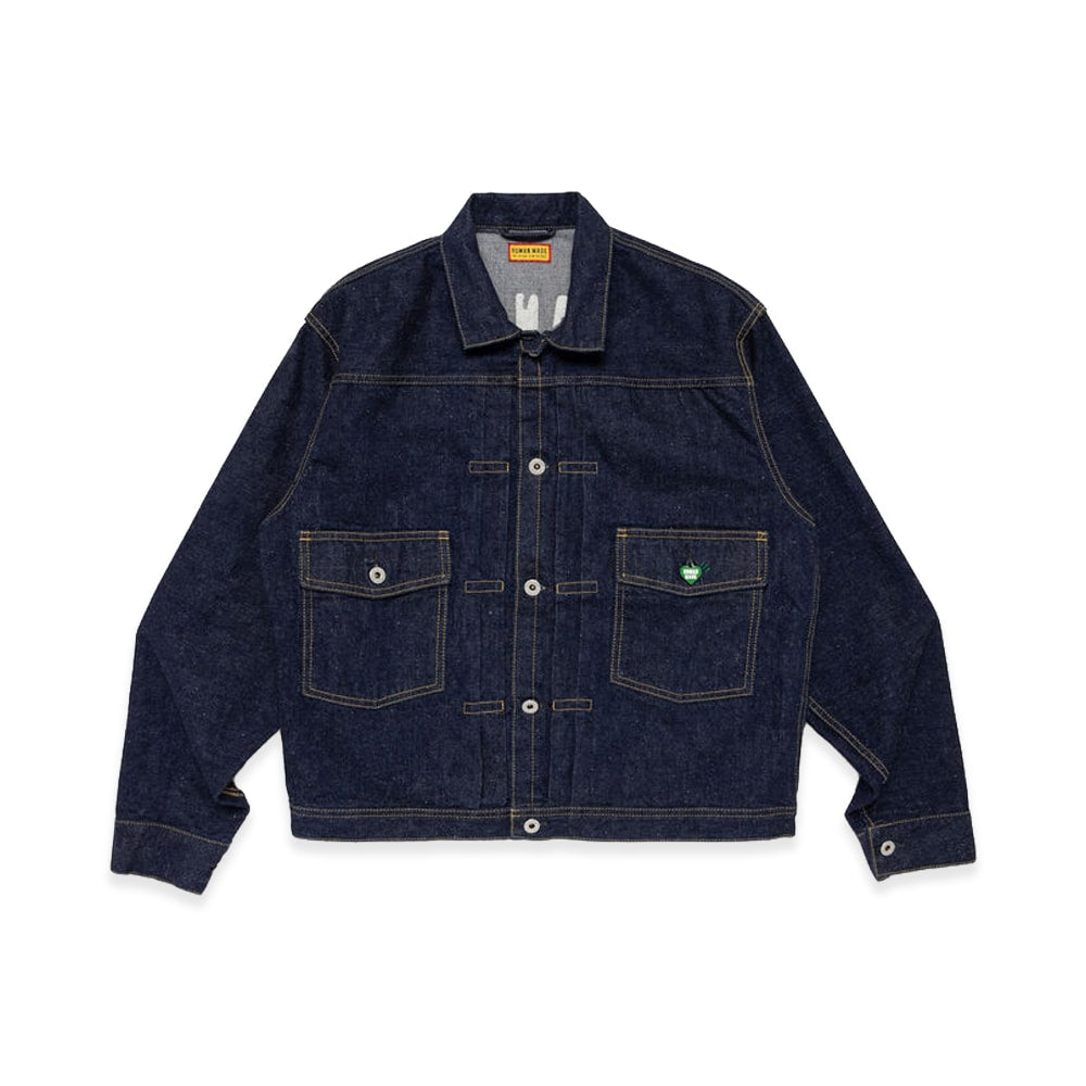 HUMAN MADE ヒューマンメイド 【本物保証】 jacket ストリート系 ユニセックス ヒューマンメイド x ジェイホープ オブ BTS ヒューマンホープ デニム ワーク ジャケット "インディゴ"