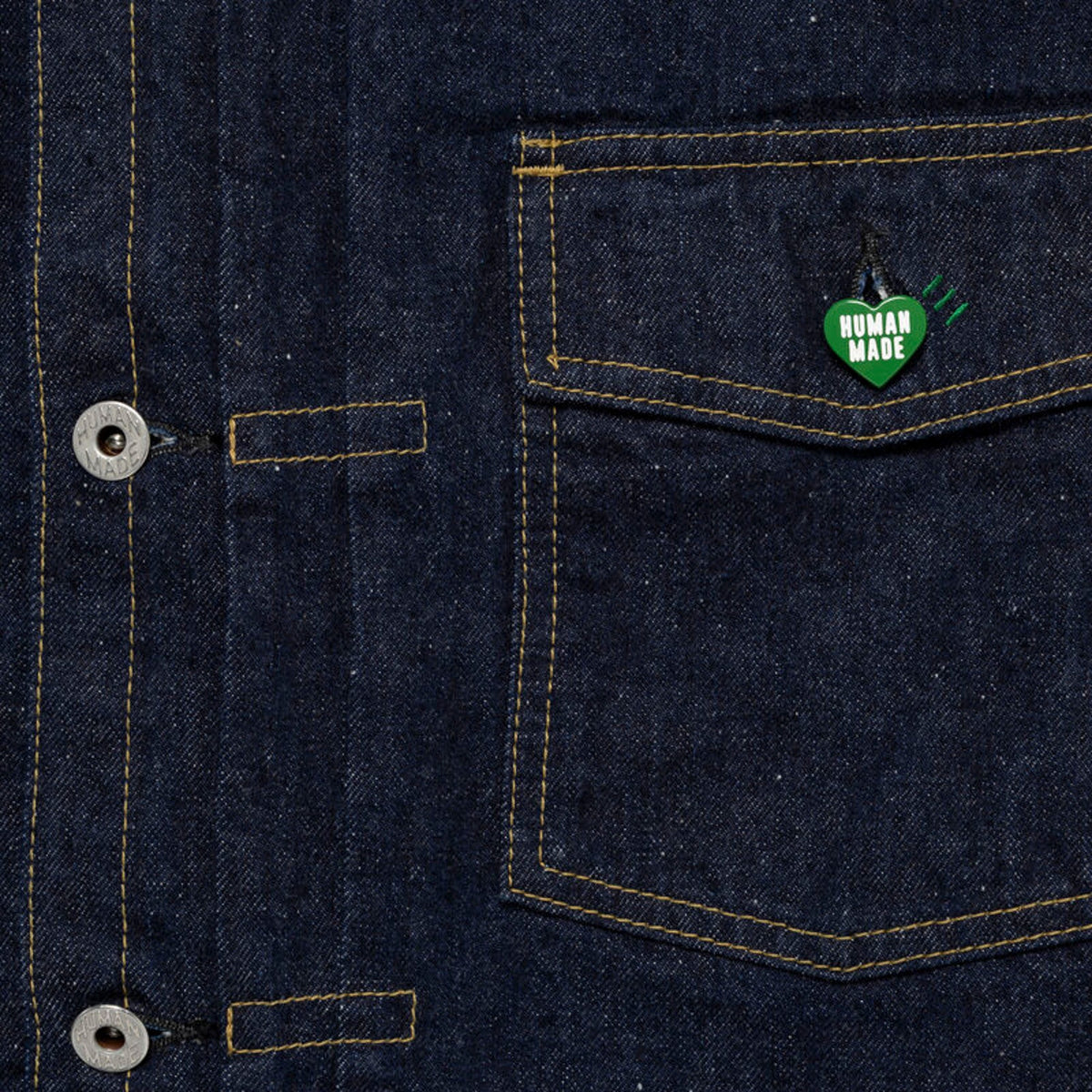 HUMAN MADE ヒューマンメイド 【本物保証】 jacket ストリート系 ユニセックス ヒューマンメイド x ジェイホープ オブ BTS ヒューマンホープ デニム ワーク ジャケット "インディゴ"