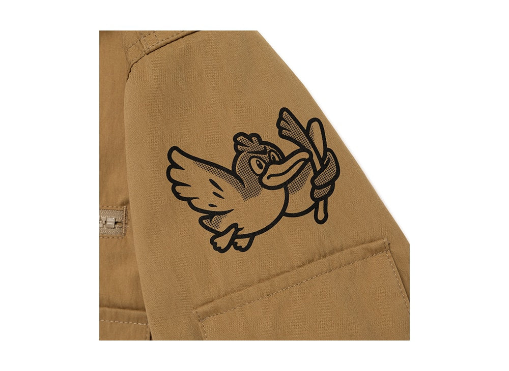 HUMAN MADE ヒューマンメイド 【本物保証】 jacket ストリート系 ユニセックス ヒューマンメイド x ポケモンメイド ユーティリティジャケット (カモネギ) "ベージュ"