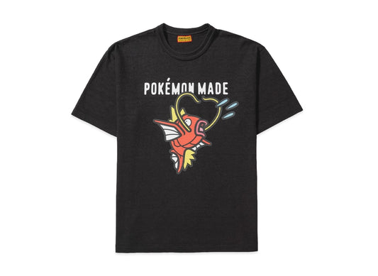 HUMAN MADE ヒューマンメイド 【本物保証】 Tシャツ ストリート系 ユニセックス ヒューマンメイド x ポケモンメイド グラフィックTシャツ #3 (コイキング) "ブラック"