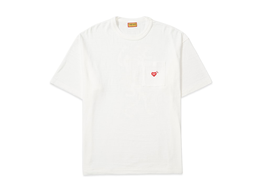 HUMAN MADE ヒューマンメイド 【本物保証】 Tシャツ ストリート系 ユニセックス ヒューマンメイド アニマル ポケットTシャツ 心斎橋パルコ "ブラック"