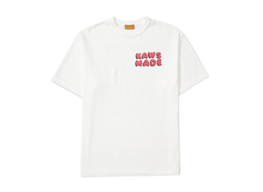 HUMAN MADE ヒューマンメイド 【本物保証】 Tシャツ ストリート系 ユニセックス ヒューマンメイド x カウズ メイド グラフィック Tシャツ #1 "ホワイト"