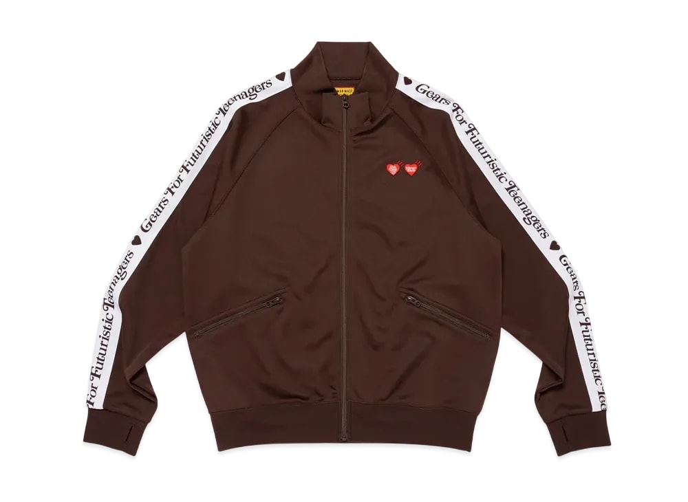 HUMAN MADE ヒューマンメイド 【本物保証】 jacket ストリート系 ユニセックス ヒューマンメイド x ヴェルディ ガールズドントクライ GDC トラックジャケット "ブラック"