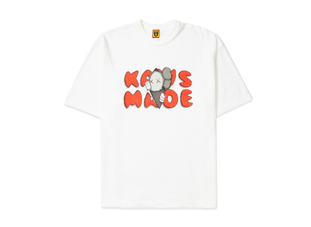 HUMAN MADE ヒューマンメイド 【本物保証】 Tシャツ ストリート系 ユニセックス ヒューマンメイド x カウズ カウズ メイド グラフィック Tシャツ #1 "ブラック" XX27TE014