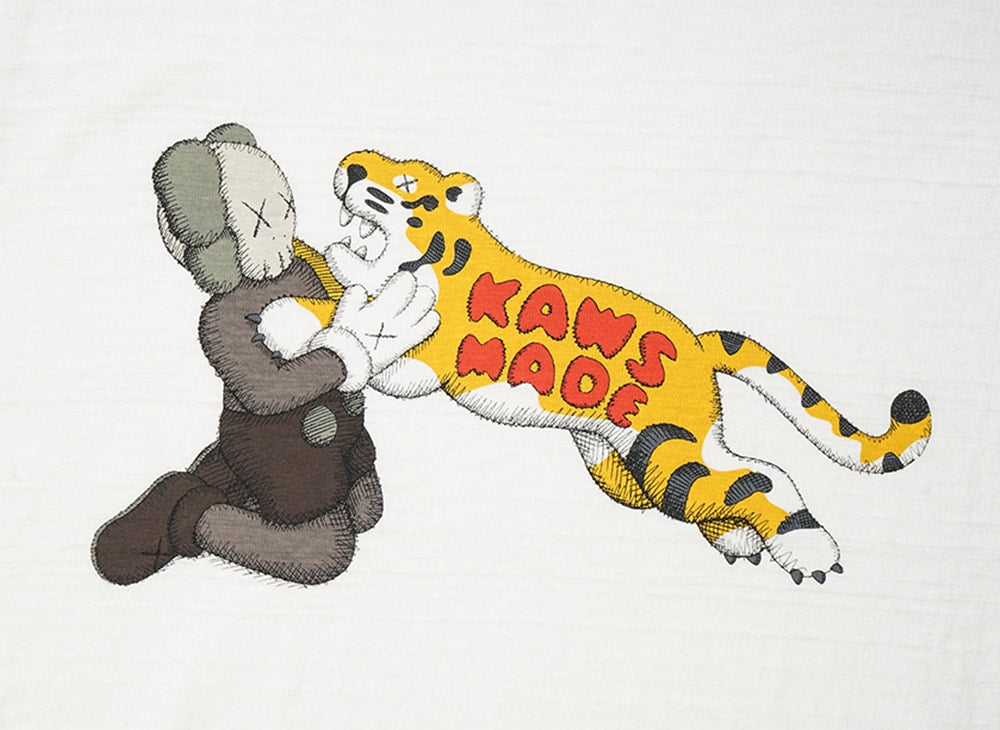 HUMAN MADE ヒューマンメイド 【本物保証】 Tシャツ ストリート系 ユニセックス ヒューマンメイド x カウズ カウズ メイド グラフィック Tシャツ #2 "ブラック" XX27TE015