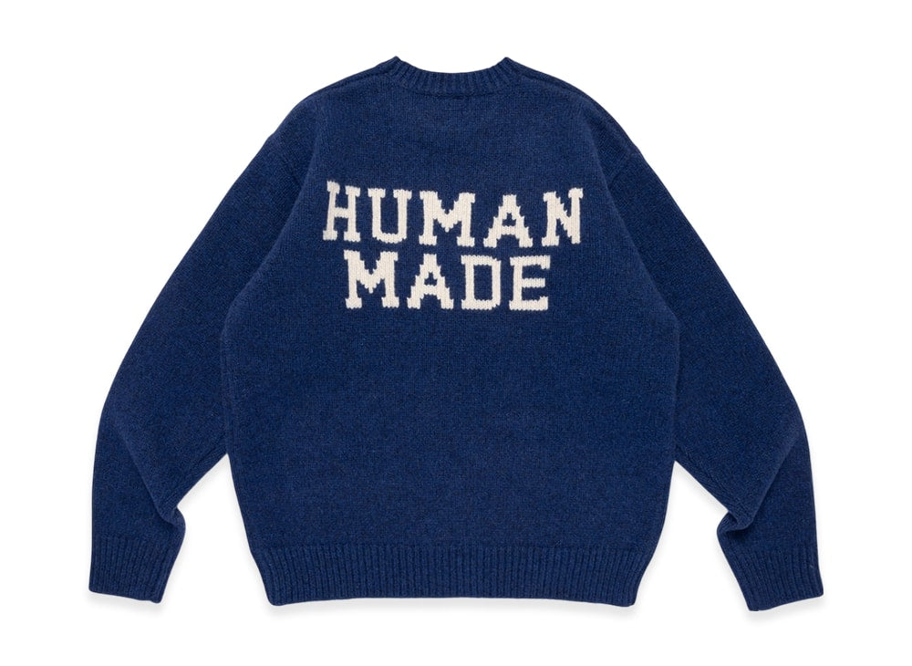 HUMAN MADE ヒューマンメイド 【本物保証】 knit ストリート系 ユニセックス ヒューマンメイド x ジェイホープ オブ BTS ヒューマンホープ ローゲージ ニット "ブラウン"