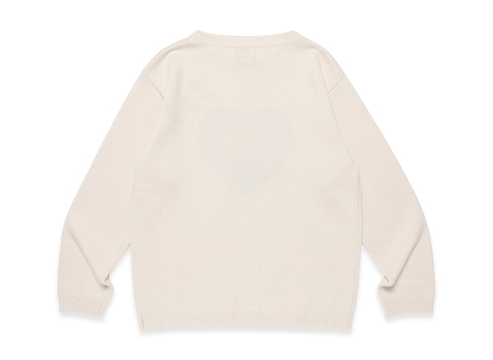 HUMAN MADE ヒューマンメイド 【本物保証】 knit ストリート系 ユニセックス ヒューマンメイド x ジェイホープ オブ BTS ヒューマンホープ ハート ニット セーター "ホワイト"