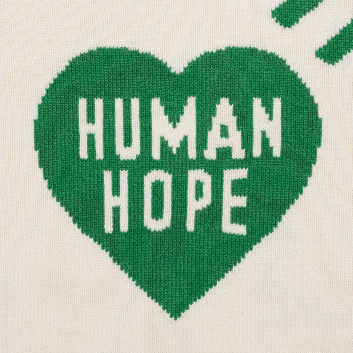 HUMAN MADE ヒューマンメイド 【本物保証】 knit ストリート系 ユニセックス ヒューマンメイド x ジェイホープ オブ BTS ヒューマンホープ ハート ニット セーター "ホワイト"