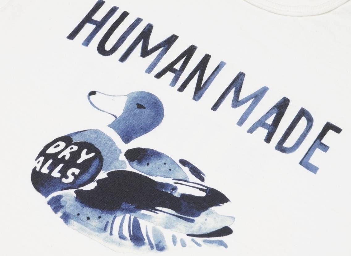 HUMAN MADE ヒューマンメイド 【本物保証】 Tシャツ ストリート系 ユニセックス ヒューマン メイド グラフィック Tシャツ "ホワイト" HM25TE022