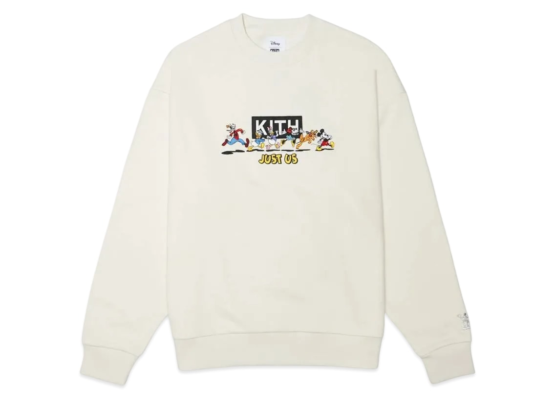 KITH キス 【本物保証】 スウェット ストリート系 ユニセックス キス x ディズニー ミッキー & フレンズ ファミリー クルーネック "ブラック"