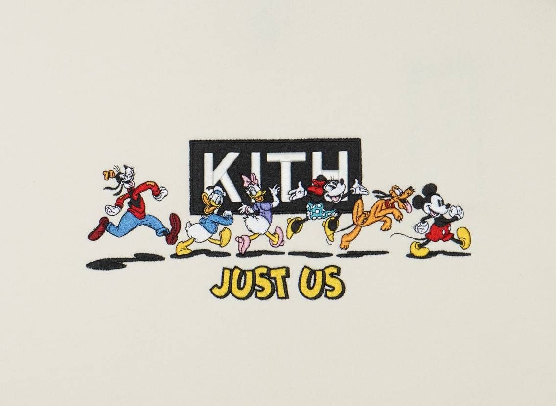 KITH キス 【本物保証】 スウェット ストリート系 ユニセックス キス x ディズニー ミッキー & フレンズ ファミリー クルーネック "ブラック"