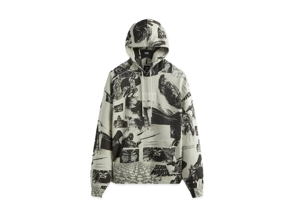 KITH キス 【本物保証】 パーカー ストリート系 ユニセックス キス x スターウォーズ ダースベーダー イラストレーション フーディー "ワッフル"