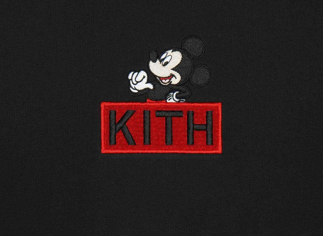 KITH キス 【本物保証】 パーカー ストリート系 ユニセックス キス x ディズニー ミッキー & フレンズ サイバー マンデー ミッキー クラシック ロゴ フーディー "ブラック" KHM031774-001
