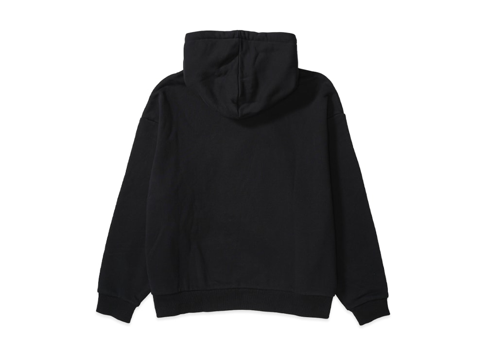 KITH キス 【本物保証】 パーカー ストリート系 ユニセックス キス クラシック ロゴ レオパード アップリケ ネルソン フーディー "ブラック"