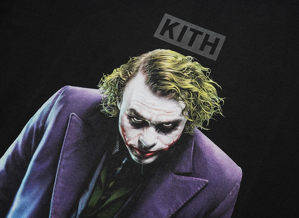 KITH キス 【本物保証】 Tシャツ ストリート系 ユニセックス キス x バットマン ジョーカー Tシャツ "ブラック" KHM032774-001