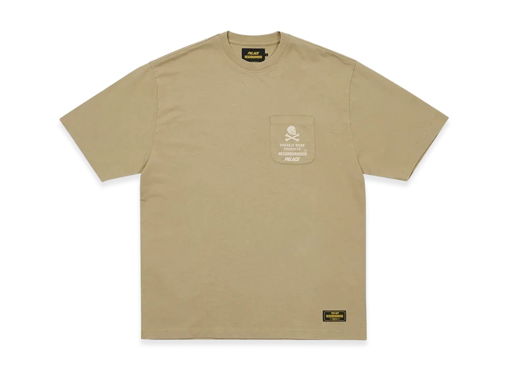 PALACE パレス 【本物保証】 Tシャツ ストリート系 ユニセックス パレス x ネイバーフッド ポケットTシャツ "ホワイト" P29TS105