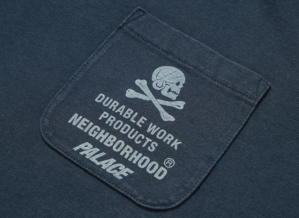 PALACE パレス 【本物保証】 Tシャツ ストリート系 ユニセックス パレス x ネイバーフッド ポケットTシャツ "ホワイト" P29TS105