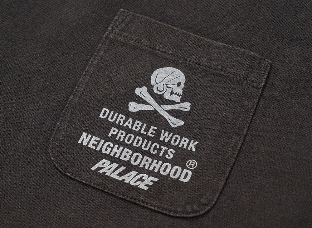 PALACE パレス 【本物保証】 Tシャツ ストリート系 ユニセックス パレス x ネイバーフッド ポケットTシャツ "ホワイト" P29TS105