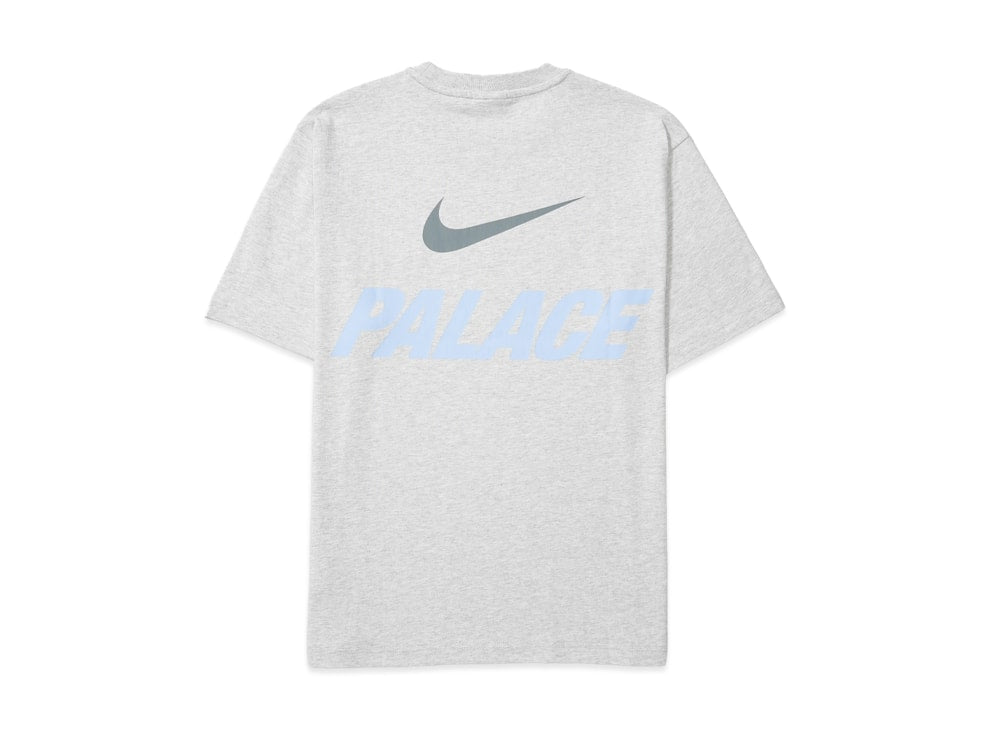 PALACE パレス 【本物保証】 Tシャツ ストリート系 ユニセックス パレス x ナイキ フォントスウッシュ Tシャツ "グレーマール"