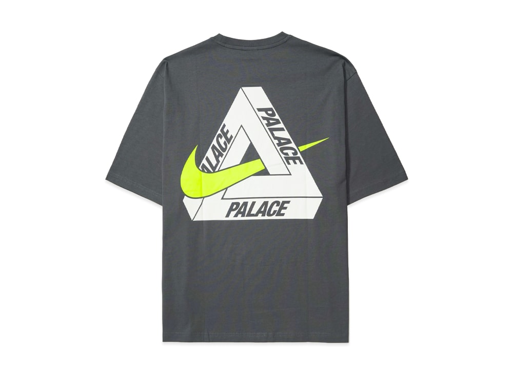 PALACE パレス 【本物保証】 Tシャツ ストリート系 ユニセックス パレス x ナイキ トライ スウッシュ Tシャツ "チャコール"