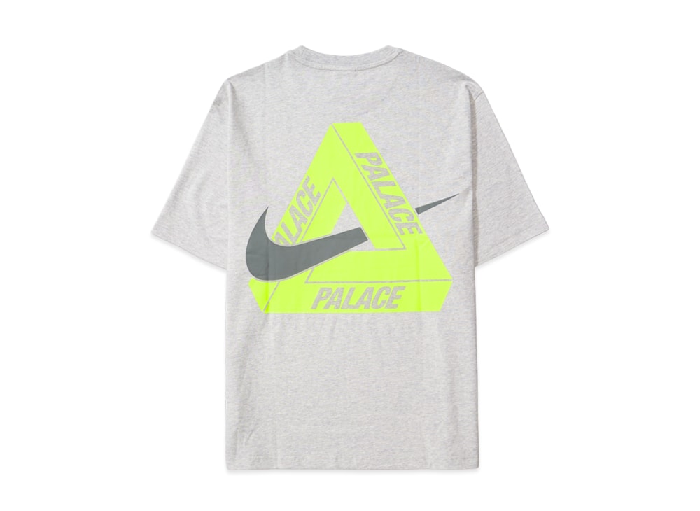 PALACE パレス 【本物保証】 Tシャツ ストリート系 ユニセックス パレス x ナイキ トライ スウッシュ Tシャツ "グレー マール"