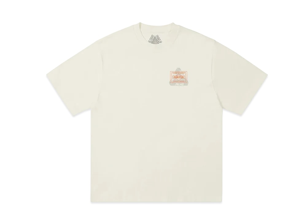 PALACE パレス 【本物保証】 Tシャツ ストリート系 ユニセックス パレス x ポーター 吉田カバン Tシャツ "オリーブ"
