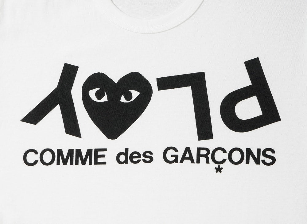PLAY COMME des GARCONS プレイ コムデギャルソン 【本物保証】 Tシャツ ストリート系 ユニセックス プレイコムデギャルソン AX-T068-051 "ホワイト"