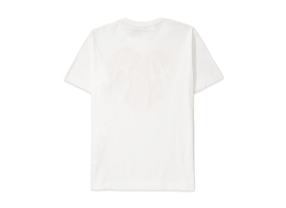 PLAY COMME des GARCONS プレイ コムデギャルソン 【本物保証】 Tシャツ ストリート系 ユニセックス プレイコムデギャルソン Tシャツ AX-T026-051 "ホワイト"