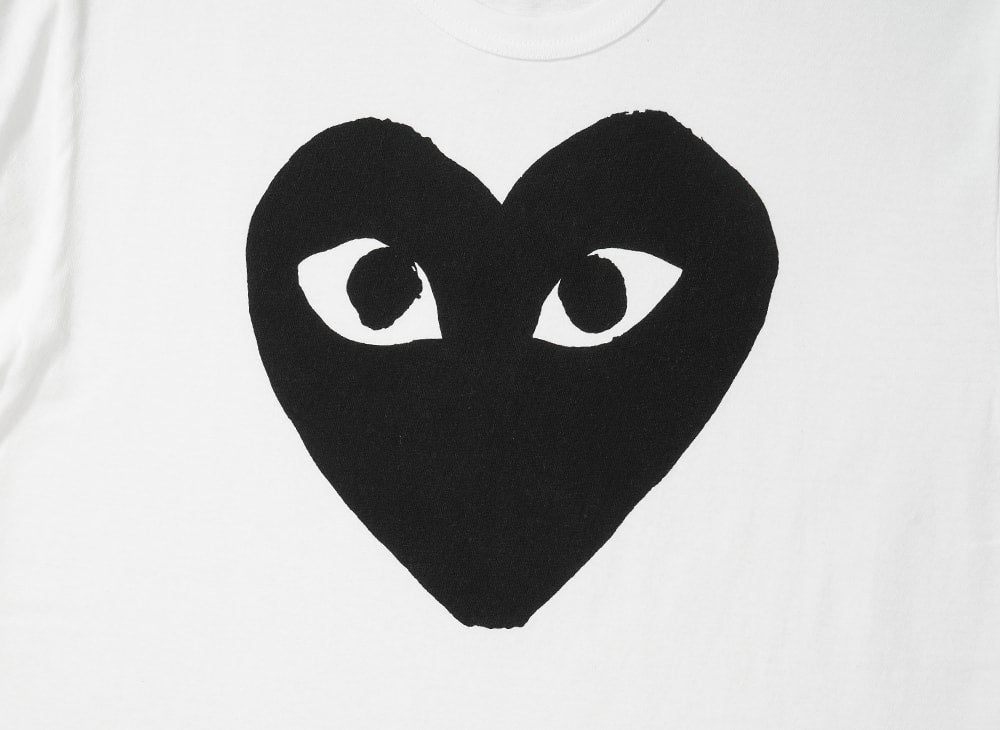 PLAY COMME des GARCONS プレイ コムデギャルソン 【本物保証】 Tシャツ ストリート系 ユニセックス プレイコムデギャルソン AX-T070-051 "ホワイト"