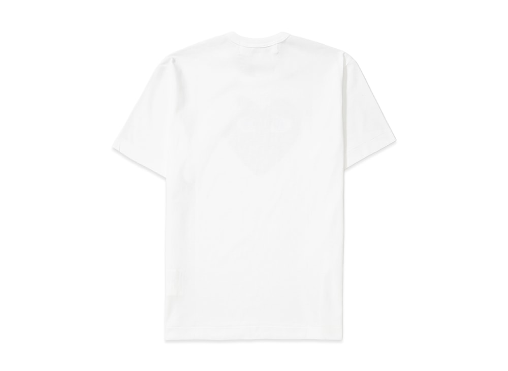 PLAY COMME des GARCONS プレイ コムデギャルソン 【本物保証】 Tシャツ ストリート系 ユニセックス プレイコムデギャルソン "ホワイト"