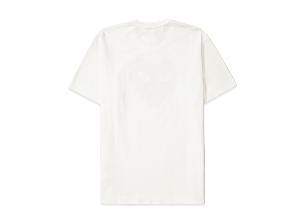 PLAY COMME des GARCONS プレイ コムデギャルソン 【本物保証】 Tシャツ ストリート系 ユニセックス プレイコムデギャルソン "ホワイト" AX-T088-051