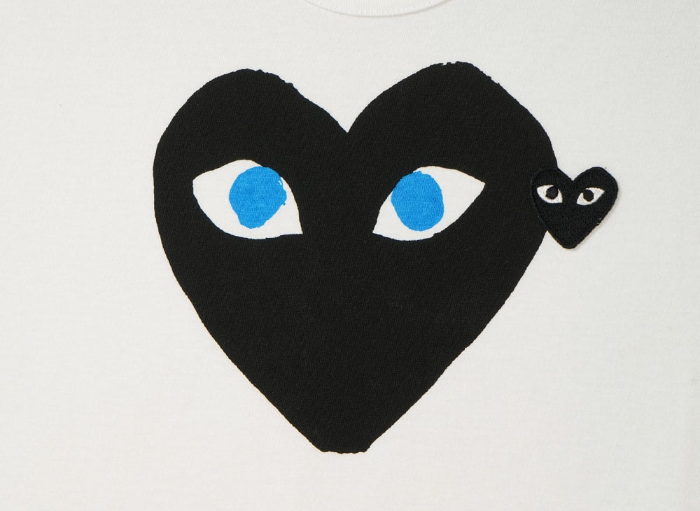 PLAY COMME des GARCONS プレイ コムデギャルソン 【本物保証】 Tシャツ ストリート系 ユニセックス プレイコムデギャルソン "ホワイト" AX-T088-051