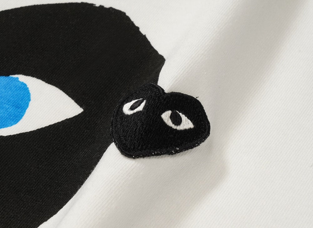 PLAY COMME des GARCONS プレイ コムデギャルソン 【本物保証】 Tシャツ ストリート系 ユニセックス プレイコムデギャルソン "ホワイト" AX-T088-051