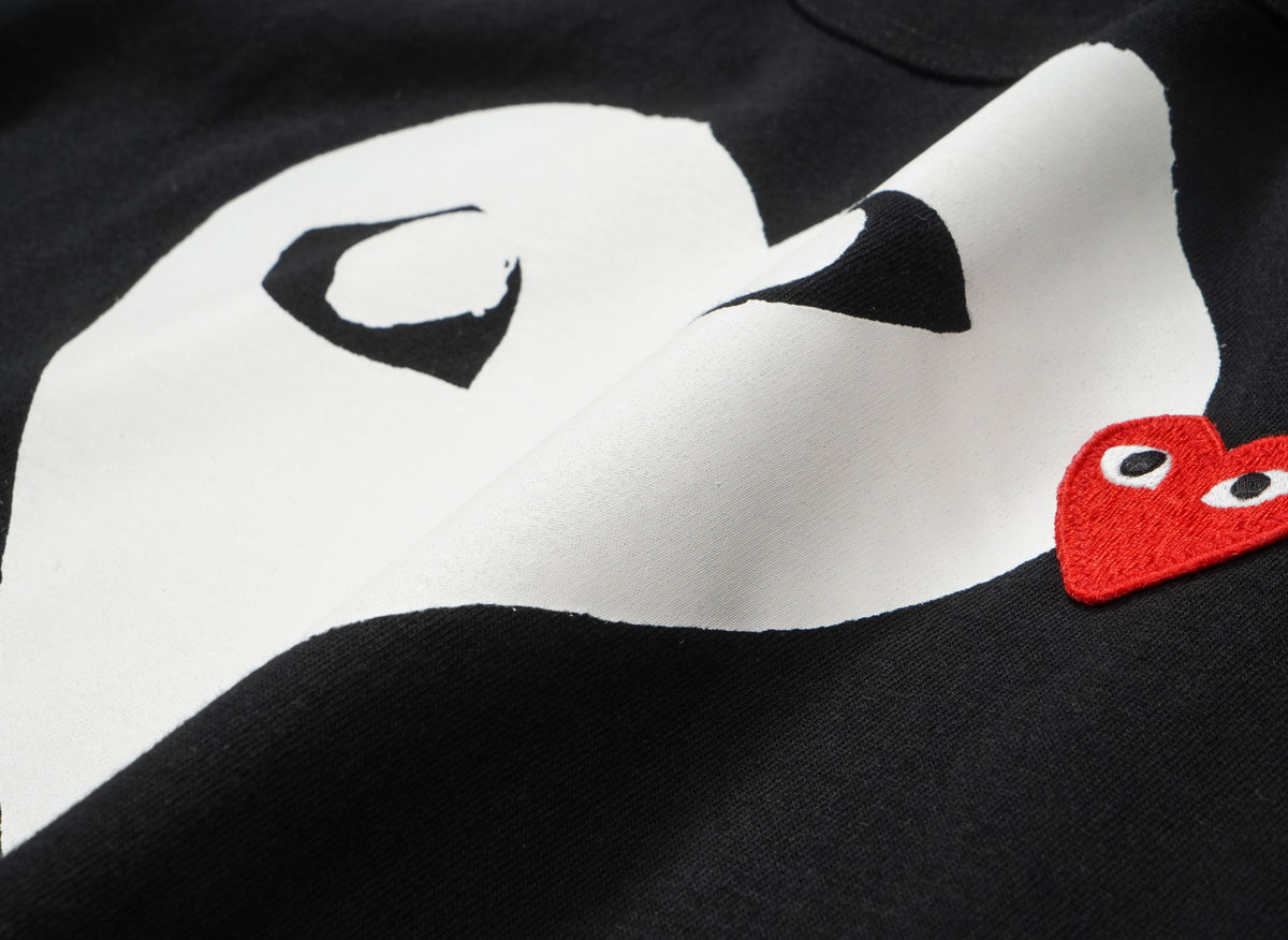 PLAY COMME des GARCONS プレイ コムデギャルソン 【本物保証】 Tシャツ ストリート系 ユニセックス プレイコムデギャルソン "ブラック"