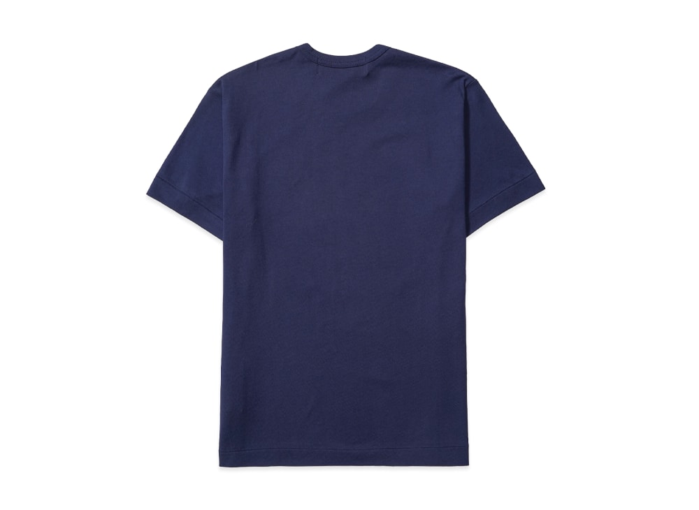 PLAY COMME des GARCONS プレイ コムデギャルソン 【本物保証】 Tシャツ ストリート系 ユニセックス プレイコムデギャルソン AX-T184-051 "ネイビー"