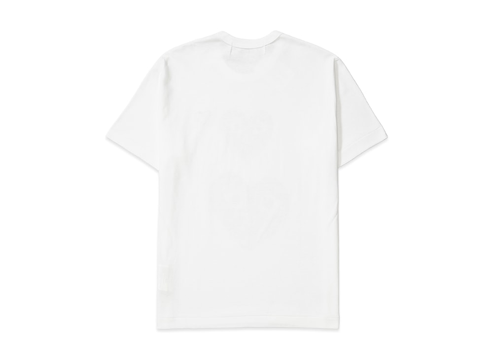 PLAY COMME des GARCONS プレイ コムデギャルソン 【本物保証】 Tシャツ ストリート系 ユニセックス プレイコムデギャルソン コットン ジャージー プリント "ホワイト/カモフラージュ"