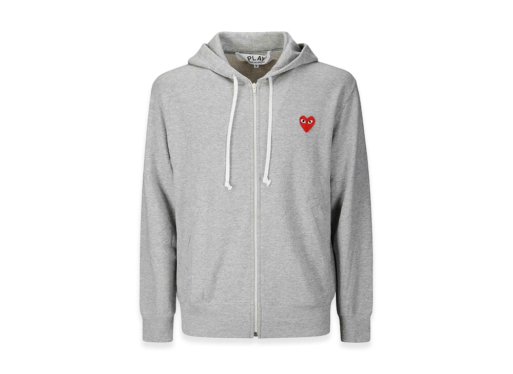 PLAY COMME des GARCONS プレイ コムデギャルソン 【本物保証】 パーカー ストリート系 ユニセックス プレイコムデギャルソン フーディー "グレー"