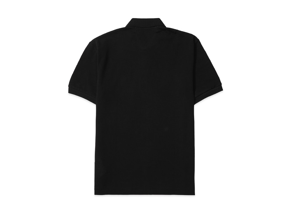 PLAY COMME des GARCONS プレイ コムデギャルソン 【本物保証】 シャツ ストリート系 ユニセックス プレイコムデギャルソン ロゴパッチポロシャツ "ブラック"