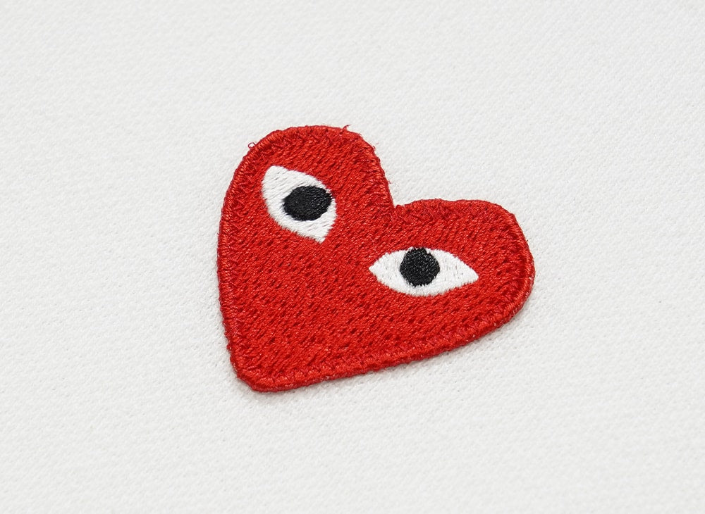 PLAY COMME des GARCONS プレイ コムデギャルソン 【本物保証】 シャツ ストリート系 ユニセックス プレイコムデギャルソン ロゴパッチポロシャツ "ブラック"