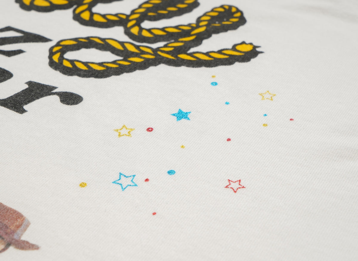 SAINT M×××××× セントマイケル 【本物保証】 Tシャツ ストリート系 ユニセックス セントマイケル x トイストーリーピクサー ショートスリーブTシャツ/ウッディ&バズ "ホワイト"