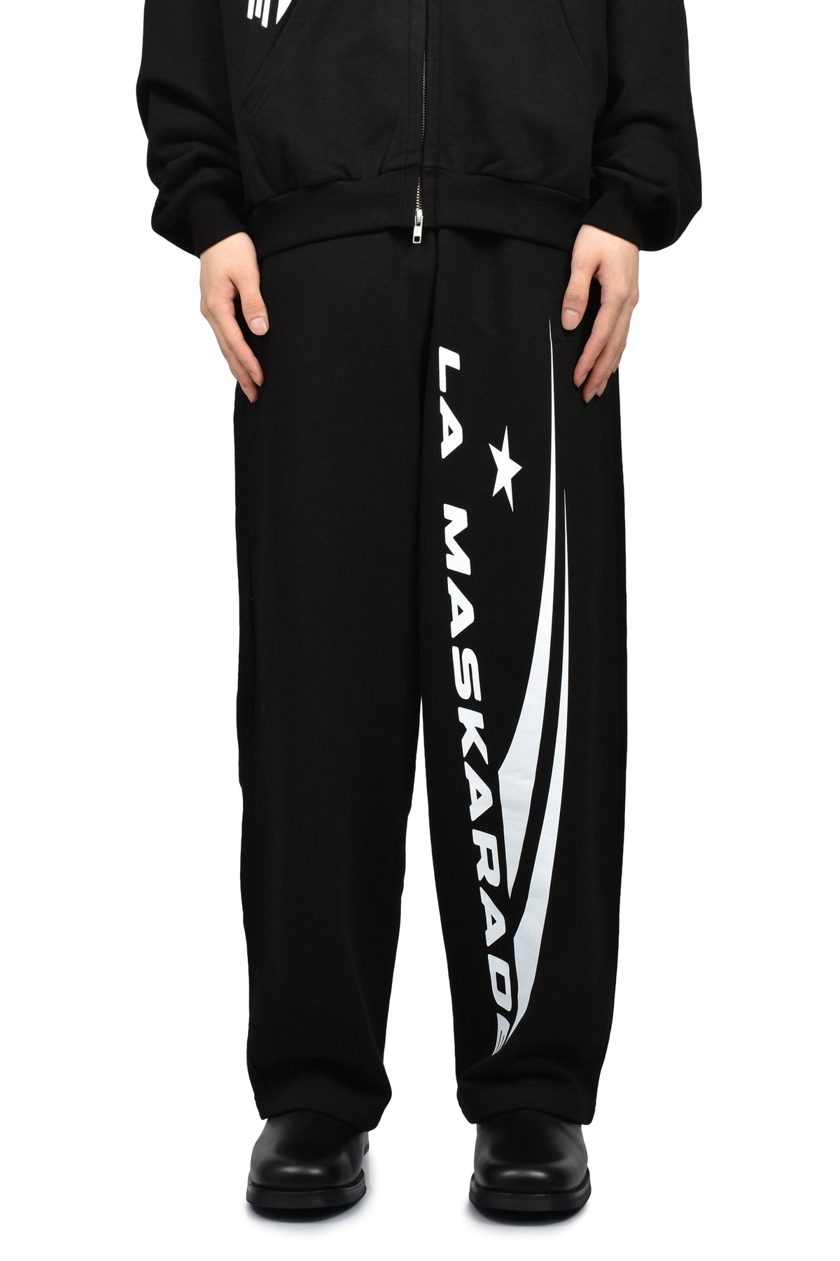 LA MASKARADE ラ・マスカレード 【本物保証】 スウェットパンツ ストリート系 メンズ ULTRA HEAVY MSKRD SWEATPANTS / BLK