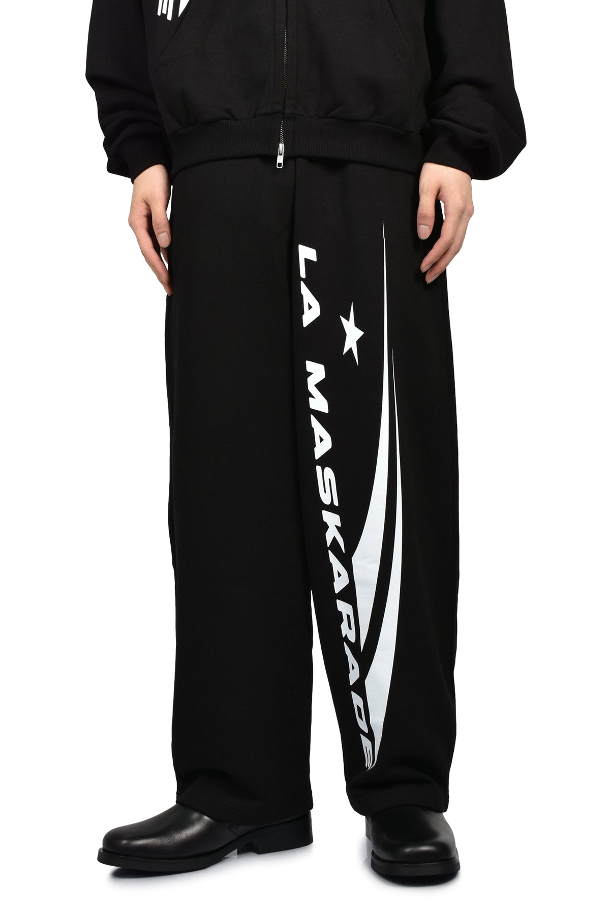 LA MASKARADE ラ・マスカレード 【本物保証】 スウェットパンツ ストリート系 メンズ ULTRA HEAVY MSKRD SWEATPANTS / BLK