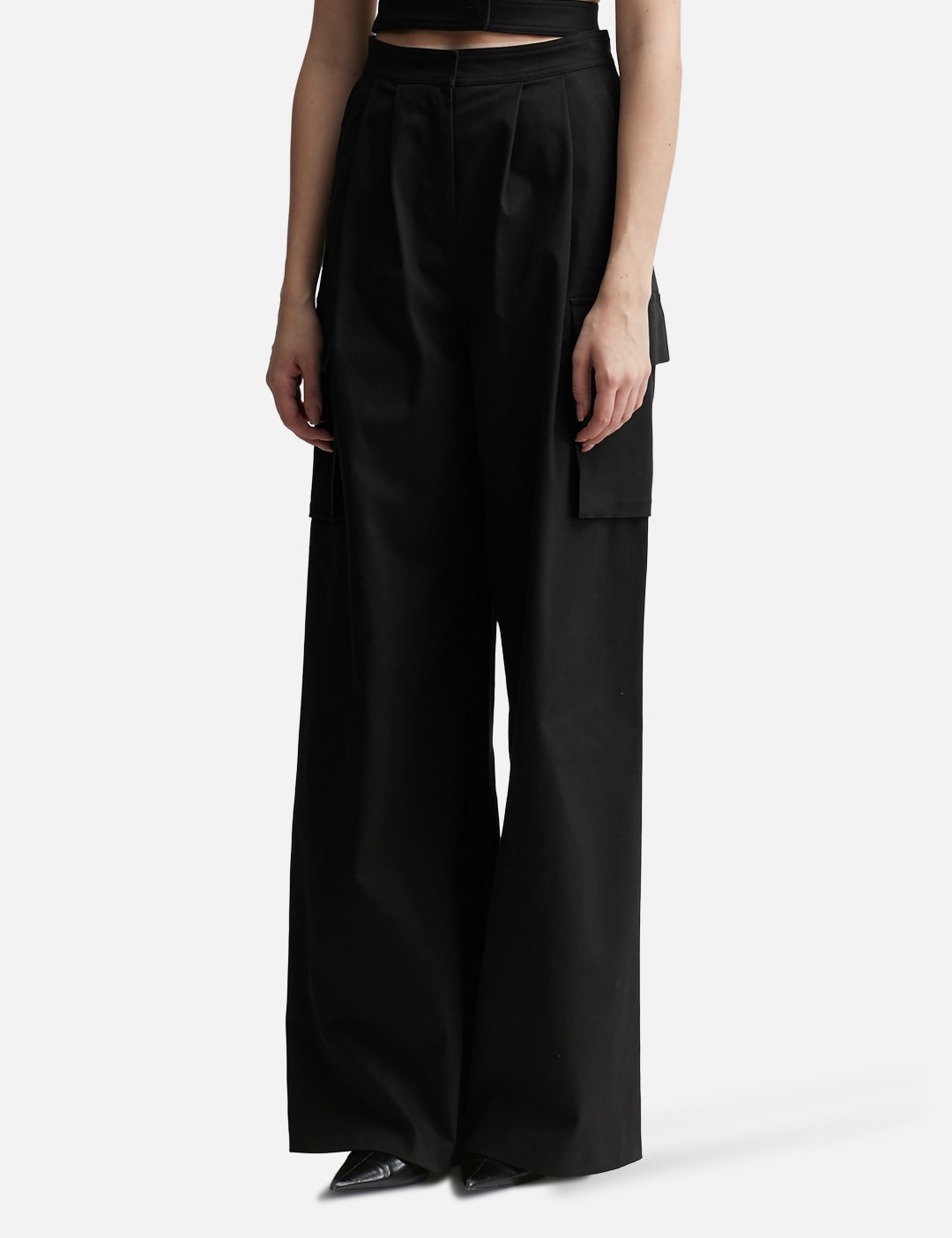 Andreadamo アンドレダモ【本物保証】 ベルト ストリート系 レディース PANTS WITH DOUBLE BELT