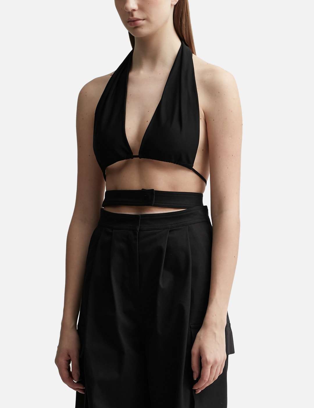 Andreadamo アンドレダモ【本物保証】 Tシャツ ストリート系 レディース DRAPED JERSEY BRA